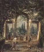 Diego Velazquez La Villa Medicis a Rome (le Pavillon d'Ariane) (df02) oil painting reproduction